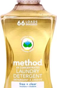 Detergente Líquido Method Free + Clear para Roupas - 1975ml (66 Cargas)