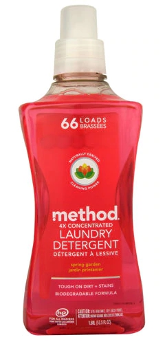 Detergente para Roupas Method Spring Garden 66 Lavagens - 1576ml: Limpeza Profunda e Aroma Duradouro