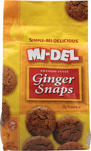 Biscoitos Caseiros Mi-Del Estilo Sueco Gengibre - 283g