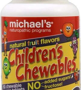 Multivitamínico Infantil Mastigável Sabor Frutas Naturais Michael's Naturopathic Programs - 60 Comprimidos