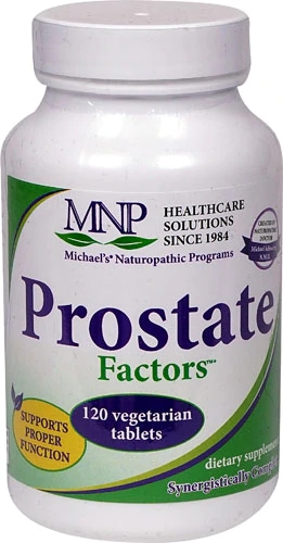 Michael's Naturopathic Programs Prostate Factors™ - 120 Comprimidos Vegetarianos para Saúde da Próstata