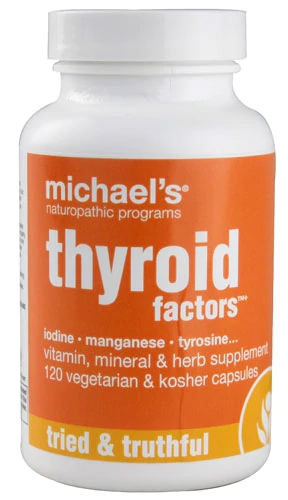 Michael's Naturopathic Programs Thyroid Factors™ - 120 Cápsulas Vegetarianas para Saúde da Tireoide