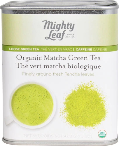 Matcha Orgânico Mighty Leaf Chá Verde - 42.5g - Energia Natural e Bem-Estar