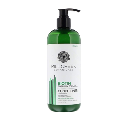 Condicionador Mill Creek Botanicals com Biotina - 414ml: Fortaleça e Revitalize Seus Cabelos