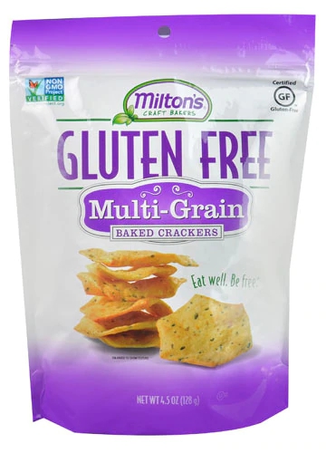 Biscoito Multigrãos Milton's Gluten Free Assado - 128g