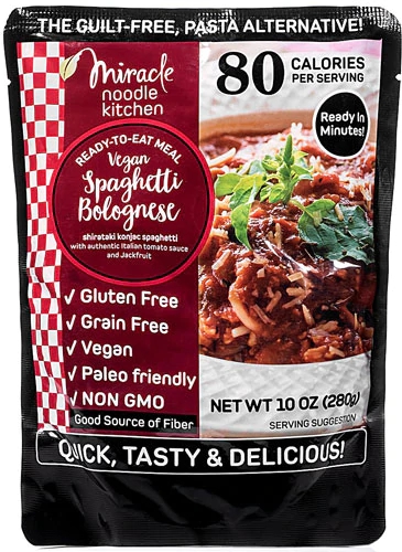 Miracle Noodle Ready-To-Eat-Meal Spaghetti Bolognese -- 10 oz