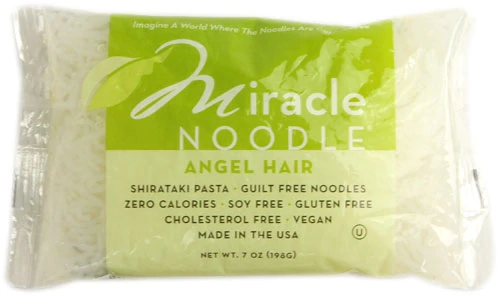 Miracle Noodle Macarrão Angel Hair Shirataki Sem Glúten - 200g