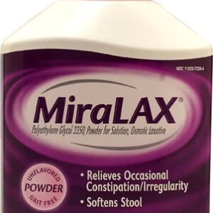 Miralax Pó Laxativo Osmótico 508g – Alívio Suave e Eficaz da Constipação
