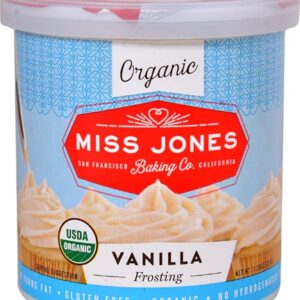 Comprar miss jones organic frosting gluten free vanilla -- 11. 29 oz preço no brasil baking baking essentials baking soda food & beverages suplementos em oferta suplemento importado loja 45 online promoção -