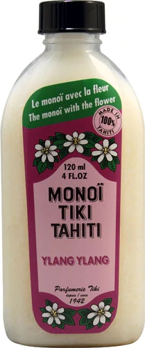 Óleo Monoi Tiki Tahiti Ylang Ylang 118ml: Puro Ritual de Beleza e Bem-Estar Tiaré