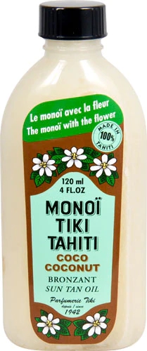 Óleo Bronzeador Monoi Tiare Tahiti Coco com Protetor Solar - 118ml