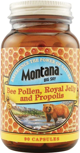 Montana Bee Pollen Royal Jelly and Propolis -- 90 Capsules