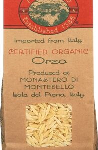 Macarrão Orzo Orgânico Montebello 454g - Grão Especial para Receitas Saudáveis