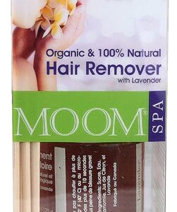 Kit Depilatório Orgânico Moom com Lavanda - 1 Kit (Remoção Natural dos Pelos)