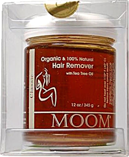 Moom Organic Hair Removal With Tea Tree Refill Jar -- 12 oz