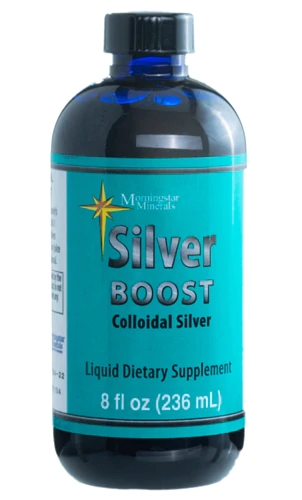 Prata Coloidal Morningstar Minerals Silver Boost - 237ml - Suporte Imunológico
