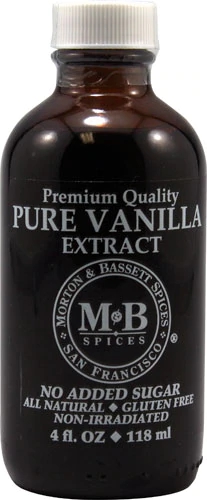 Extrato de Baunilha Pura Morton & Bassett 120ml - Sabor Autêntico para Suas Receitas
