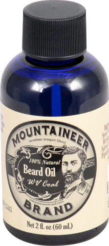 Óleo para Barba Mountaineer Brand WV Coal 59ml - Nutrição Profunda e Brilho Intenso