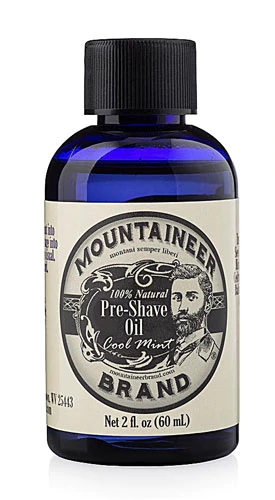 Mountaineer Brand Pre-Shave Oil Cool Mint -- 2 fl oz