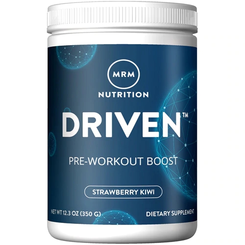 MRM Driven™ Pre-Workout Boost Morango Kiwi 349g - Energia e Performance Máxima