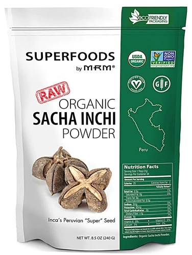 MRM Superfoods Pó Orgânico de Sacha Inchi Cru 240g - Nutrição Superior