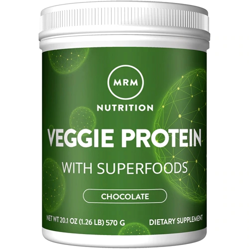 Proteína Vegetal MRM Veggie Protein Chocolate 595g - Energia e Recuperação Muscular