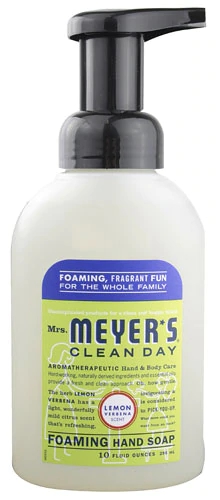 Sabonete Líquido Espumante Mrs. Meyer's Clean Day Verbena Limão - 295ml