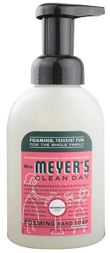 Sabonete Líquido Espuma Mrs. Meyer's Clean Day Melancia 295ml - Limpeza Refrescante e Suave