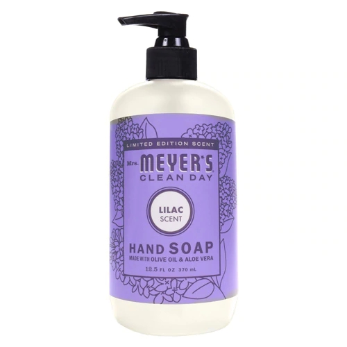 Sabonete Líquido para Mãos Mrs. Meyer's Clean Day Lilás 370ml - Aroma Floral Relaxante