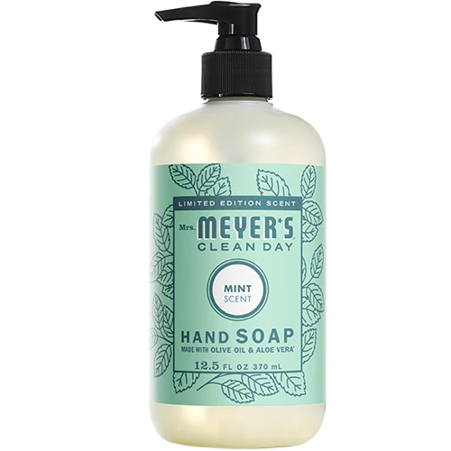 Sabonete Líquido Mrs. Meyer's Clean Day Menta 370ml - Higiene Suave e Refrescante