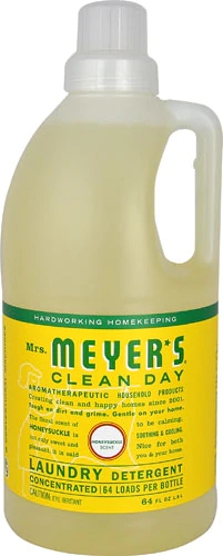 Detergente para Roupas Mrs. Meyer's Clean Day Flor de Laranjeira - 1.89 Litros (64 fl oz)