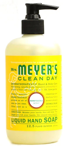 Sabonete Líquido Mrs. Meyer's Clean Day Honeysuckle - 370ml - Fragrância Floral Refrescante