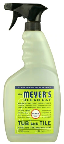 Limpador de Banheiro e Azulejos Mrs. Meyer's Clean Day Verbena Limão 975ml