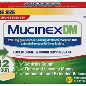 Comprar mucinex dm expectorant & cough suppressant -- 42 extended-release bi-layer tablets preço no brasil cold & flu cough medicine cabinet suplementos em oferta suplemento importado loja 13 online promoção -