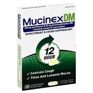 Comprar mucinex ® dm expectorant cough supressant -- 20 tablets preço no brasil cold & flu cough medicine cabinet suplementos em oferta suplemento importado loja 77 online promoção -