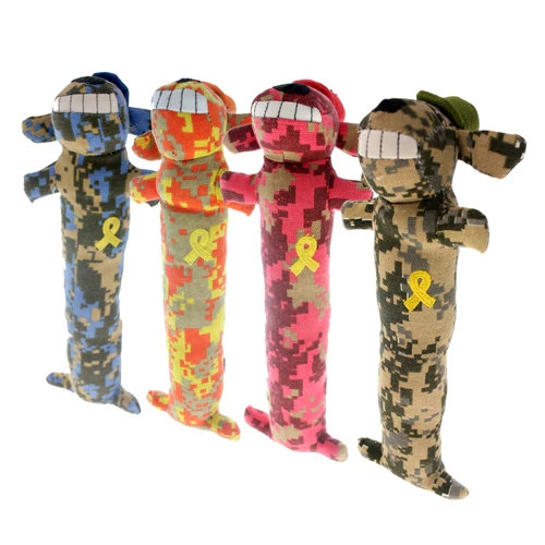 Brinquedo Mordedor Multipet Loofa Dog Camuflado 46 cm para Cães
