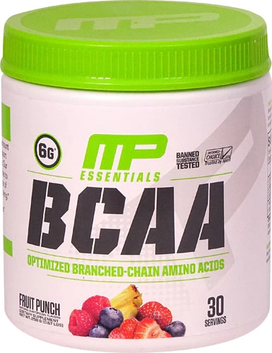 MusclePharm BCAA Essentials Powder Sabor Fruit Punch - 30 Doses