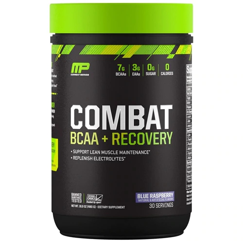 MusclePharm Combat BCAA + Recuperação Sabor Blue Raspberry 30 Porções