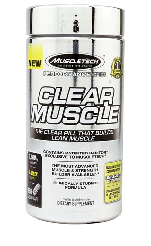 MuscleTech Clear Muscle 168 Cápsulas Líquidas - Potencialize Seus Treinos