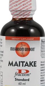Mushroom Wisdom Maitake D-Fraction 60 mL - Extrato Líquido de Cogumelo Maitake