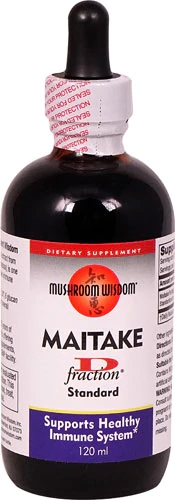 Mushroom Wisdom Maitake D-Fraction 120 mL - Extrato Potente de Cogumelo