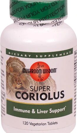 Comprar mushroom wisdom super coriolus immune & liver support -- 120 vegetarian tablets preço no brasil body systems, organs & glands herbs & botanicals liver health suplementos em oferta suplemento importado loja 79 online promoção -