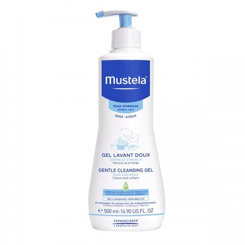 Mustela Gel de Limpeza Suave Cabelo e Corpo Pele Normal 750ml