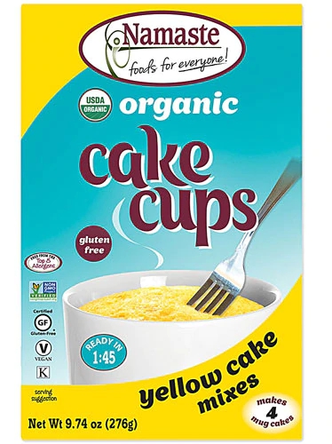 Mistura para Bolo Amarelo Orgânico Namaste Foods Sem Glúten - 4 Pacotes (Aprox. 1.8kg)