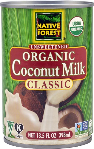 Leite de Coco Orgânico Native Forest Sem Açúcar 398g