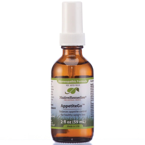 AppetiteGo Native Remedies 60ml: Spray Homeopático para Gerenciamento do Apetite