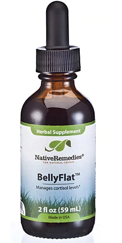 Native Remedies BellyFlat 2 fl oz - Suplemento para Bem-Estar Abdominal