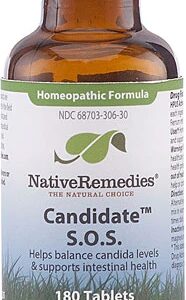 Native Remedies Candidate™ S.O.S. - 180 Comprimidos: Suporte Natural para o Bem-Estar