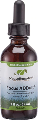Native Remedies Focus ADDult™ Suplemento para Adultos 59ml