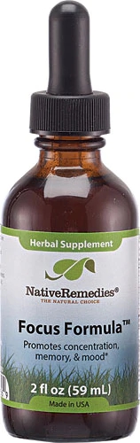 Native Remedies Focus Formula™ Herbal Supplement -- 2 fl oz